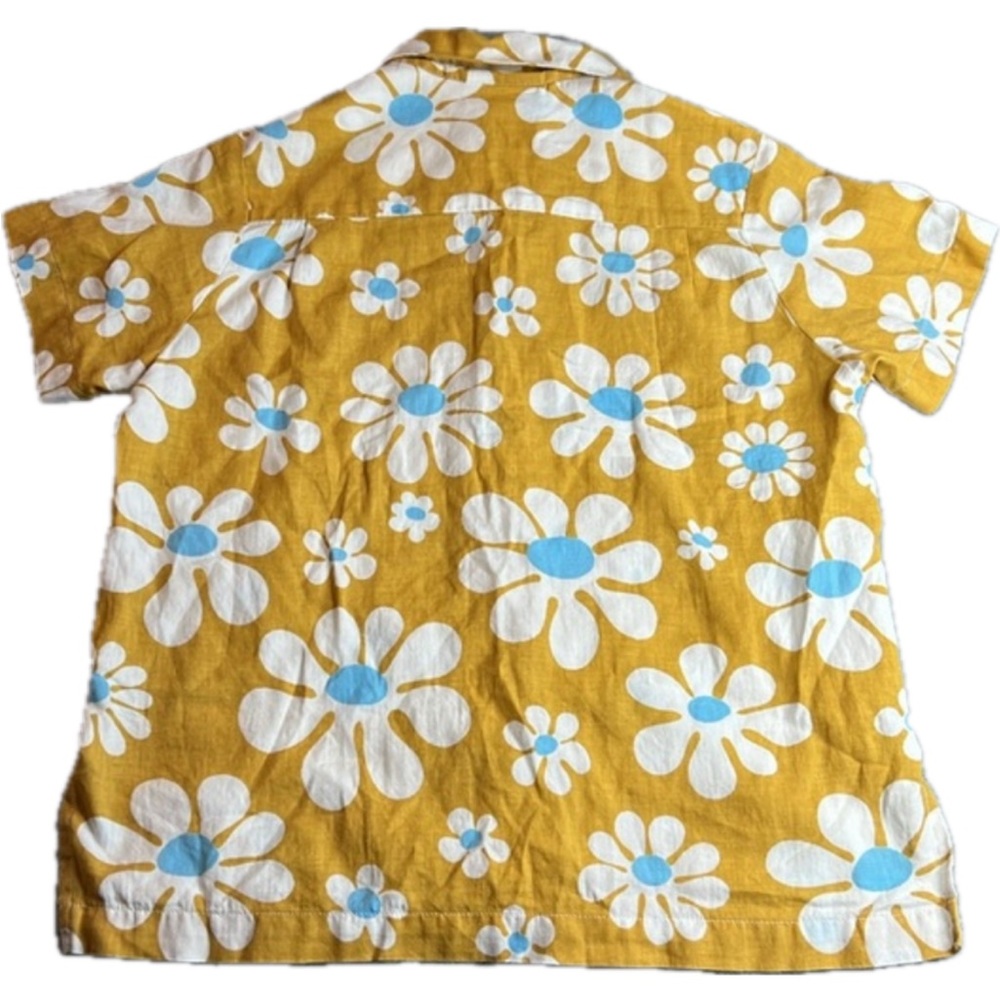 🎯Rare NWOT Big Bud Press "XL Lazy Daisy" Button Up Shirt Top Size Petite Unisex - Picture 6 of 13